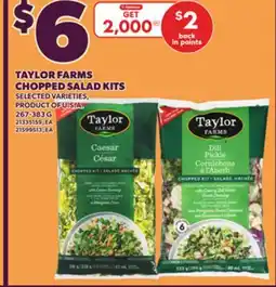 Loblaws TAYLOR FARMS CHOPPED SALAD KITS, 267-383 G offer