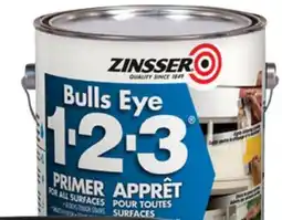 RONA Zinsser primer Bulls Eye 1-2-3, 3.78-L offer