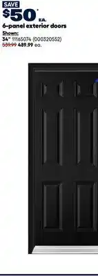 RONA 6-panel exterior doors offer