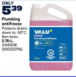 RONA VALU+ 3.78-L. Plumbing antifreeze offer