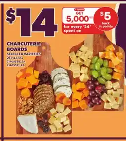 Loblaws CHARCUTERIE BOARDS, 211-433 G offer