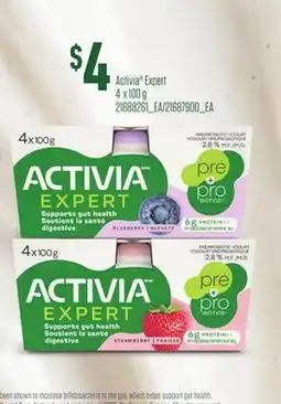 Loblaws ACTIVIA EXPERT, 4 x 100 G offer