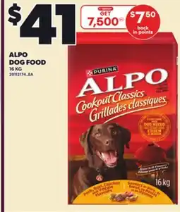 Loblaws ALPO DOG FOOD, 16 KG offer