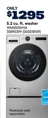 RONA LG 5.2 cu. ft. washer offer