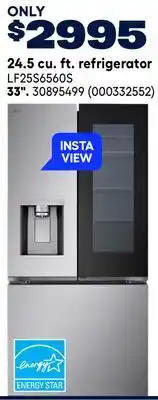 RONA LG 24.5 cu. ft. refrigerator offer
