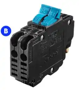 RONA 15-A 2-pole breaker HOMELINE and FEDERAL PIONEER electrical panels and breakers offer