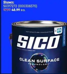 RONA 3.78-L SICO Clean Surface interior paint offer
