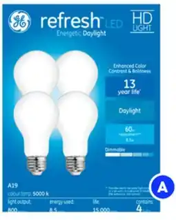 RONA Refresh 4-pack A19 LED Bulbs - Daylight offer