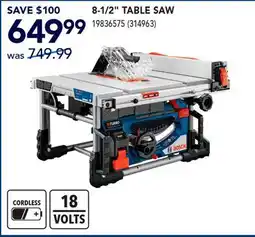 RONA 8-1/2 TABLE SAW offer
