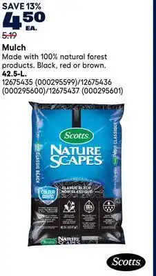 RONA Scotts Mulch 42.5-L offer