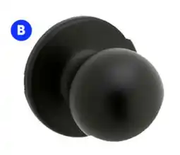 RONA WEISER Matte black finish door knob offer
