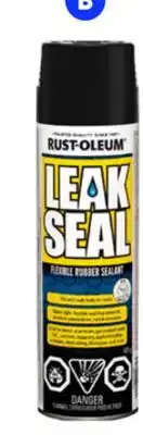 RONA RUST-OLEUM Leak Seal aerosol flexible rubber sealant 405-g, black offer