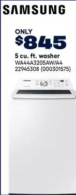 RONA 5 cu. ft. washer offer