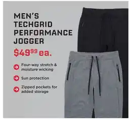 RONA MEN'S TECHGRID PERFORMANCE JOGGER offer