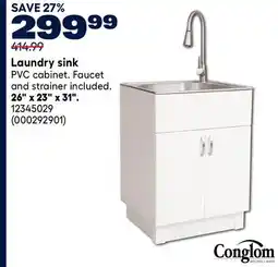RONA Conglom Laundry sink 26 x 23 x 31 offer