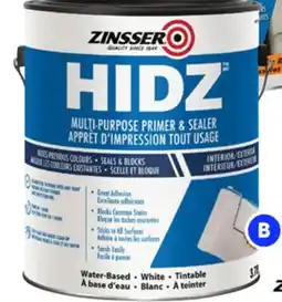 RONA ZINSSER primer Hidz, 3.78-L offer