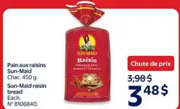 Walmart Sun-Maid raising bread offer