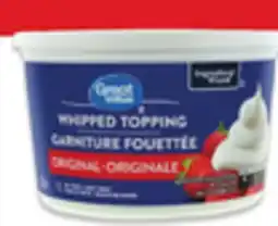 Walmart Great Value whipped topping1 L or Tenderflake pie shells 340 g - 397 g offer