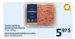 Walmart Olymel ground chicken or turkey offer