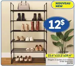 Rossy 6-tier shoe rack offer