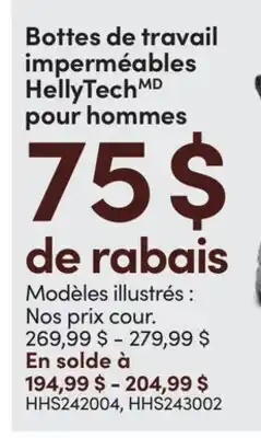 L'équipeur Bottes de travail imperméables HellyTechMD pour hommes offer