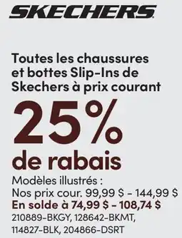 L'équipeur Toutes les chaussures et bottes Slip-Ins de Skechers à prix courant offer
