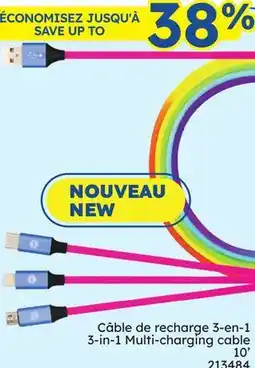 Rossy 3-in-1 Multi-charging cable offer
