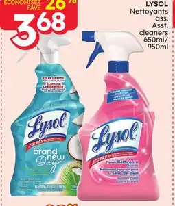 Rossy LYSOL Asst. cleaners offer