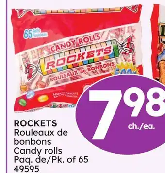 Rossy ROCKETS Candy rolls offer