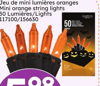 Rossy Mini orange string lights offer