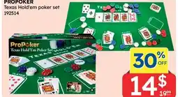 Rossy PROPOKER Texas Hold'em poker set offer