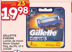 Rossy GILLETTE FUSION Razor blades offer