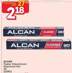 Rossy ALCAN Aluminum foil offer
