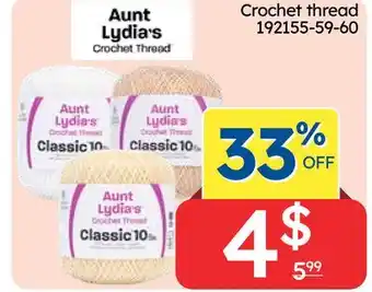 Rossy Crochet thread offer