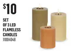 Canac Set of 3 LED Flameless Candles offer