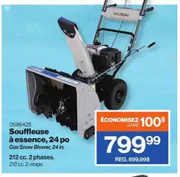 Patrick Morin Gas Snow Blower offer