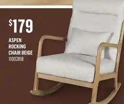 Canac Aspen Rocking Chair Beige offer