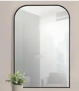 Canac Arch Modern Mirror with Black Aluminum Frame 24 in. x 36 in offer