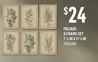 Canac Foliage 6-Frame Set 7 7/8inx11 3/4in offer