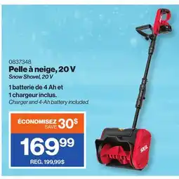 Patrick Morin Snow Shovel, 20 V offer