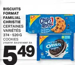 L'Intermarché BISCUITS FORMAT FAMILIAL | COOKIES, 374 - 520 G offer
