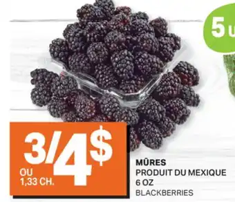 L'Intermarché MÛRES | BLACKBERRIES, 6 OZ offer