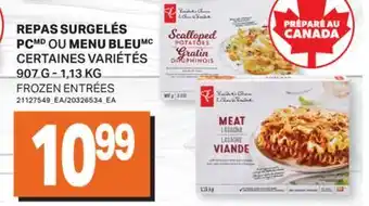 L'Intermarché REPAS SURGELÉS OU MENU BLEU | FROZEN ENTRÉES offer