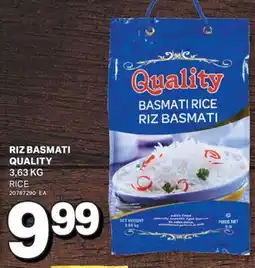 L'Intermarché RIZ BASMATI | RICE, 3,63 KG offer