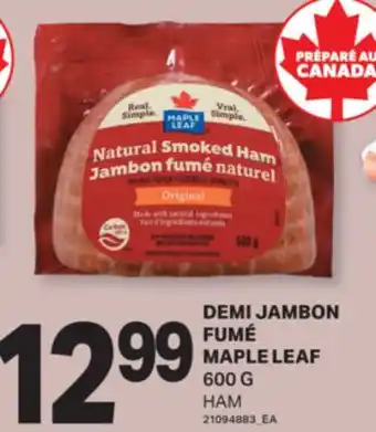 L'Intermarché DEMI JAMBON FUMÉ | HAM, 600 G offer