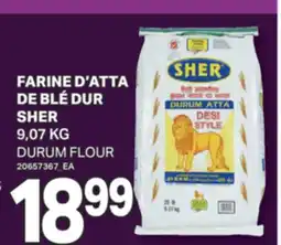 L'Intermarché FARINE D'ATTA DE BLÉ DUR | DURUM FLOUR, 9,07 KG offer