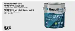 Home Hardware BEAUTITONE PURE PURE 100% acrylic interior paint offer