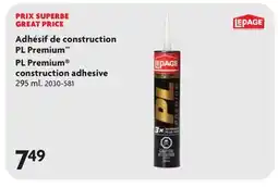Home Hardware construction adhesive offer