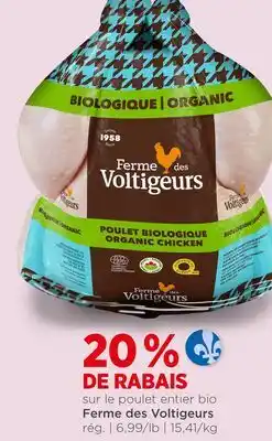 Avril Poulet entier bio Ferme des Voltigeurs offer