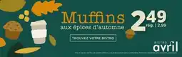 Avril Muffins aux épices d'automne offer
